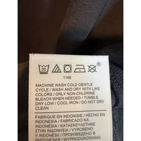 Athleta Women's Forever Fleece Crewneck Sweatshirt Size Large Black NWT - Picture 8 of 8